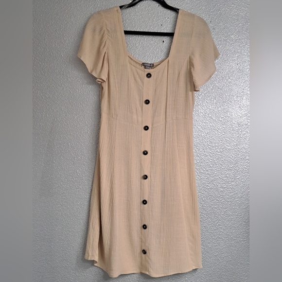 Peace & Pearls Cream Midi Dress    Size S - Picture 7 of 9